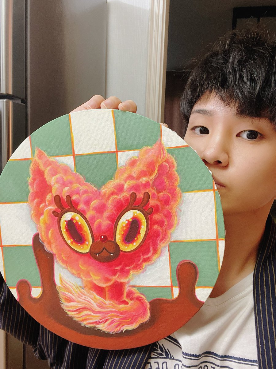 ratokimtoy's tweet image. Happy Valentines' Day✨🍫
#artwork #painting #ratokim