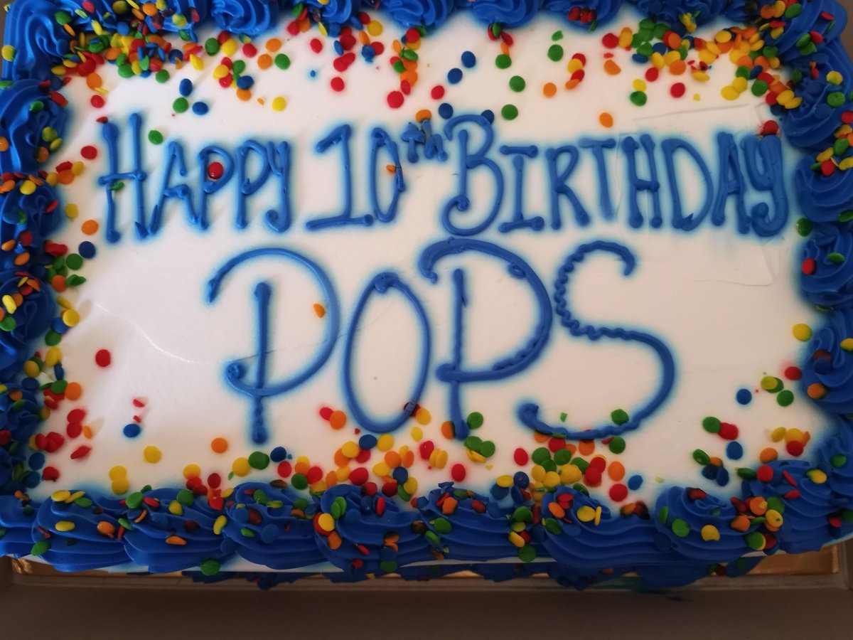 Today marks 10 years since POPS the Club was founded by Dennis Danziger and Amy Friedman at Venice High School! POPS Club members in Los Angeles celebrated last week with cake and a party. Happy 10th Birthday POPS!! 

#10years
#PopsTheClub
#itsouranniversary