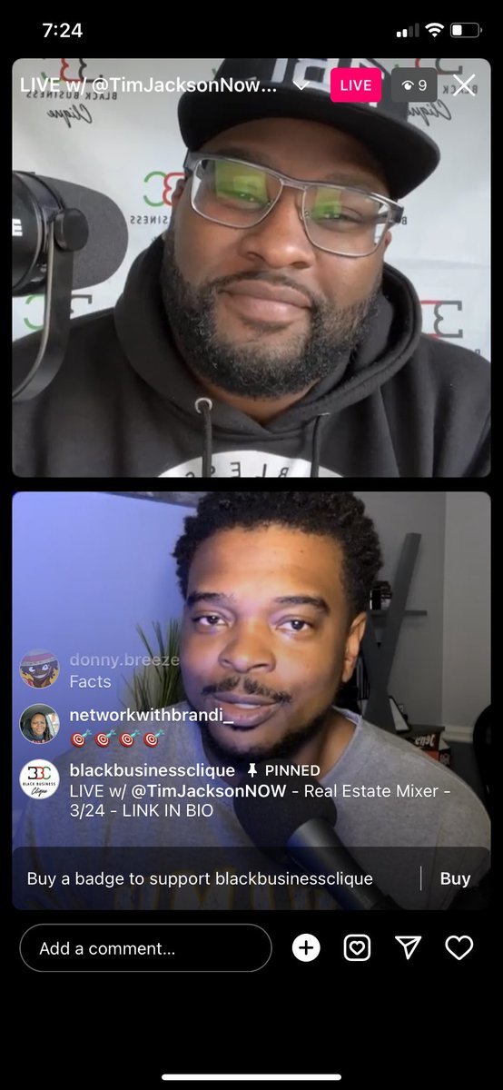 Dope live <a href="/BlkBizClique/">Black Business Clique</a> w/Tim Jackson…🔥🔥🔥

“Everybody that sh!t on you ain’t your enemy, and everybody that help you out ain’t your friend!”

~ Tim Jackson