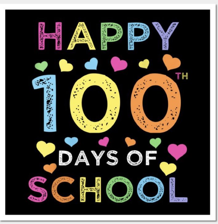 MsAmodeoAP's tweet image. Happy 100th Day of School!! 🧡🖤🤍 @GoMESDukes @MrsValloneK  #100yrsyoung #guestreader #exerciseinthesunshine!
