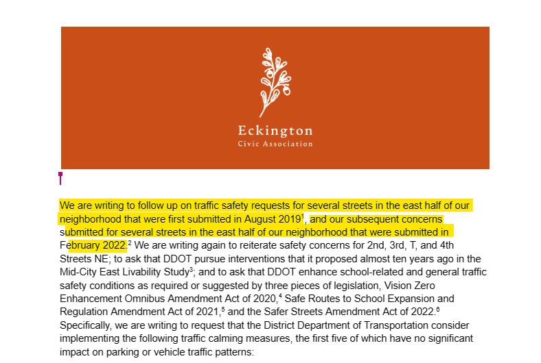 at tonight's <a href="/EckingtonCivic/">Eckington Civic Association</a> virtual meeting:

the membership voted to support the letter to <a href="/DDOTDC/">DDOT DC</a>

docs.google.com/document/d/1ia… 

#BloomingdaleDC