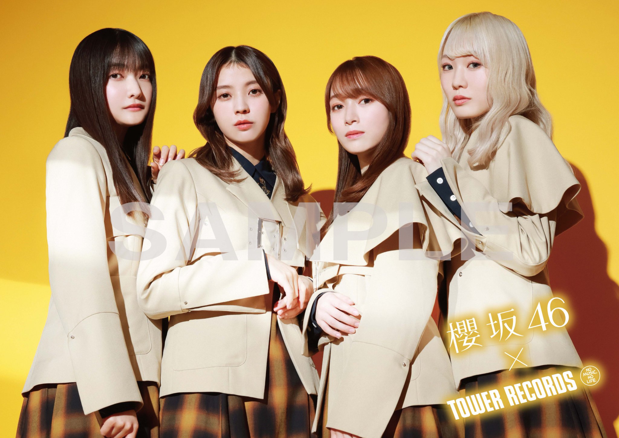 櫻坂46 直筆サイン入り　HMVポスター　大園玲　守屋麗奈　小林由依　小池美波 櫻坂46 直筆サイン入り HMVポスター 大園玲 守屋麗奈 小林由依