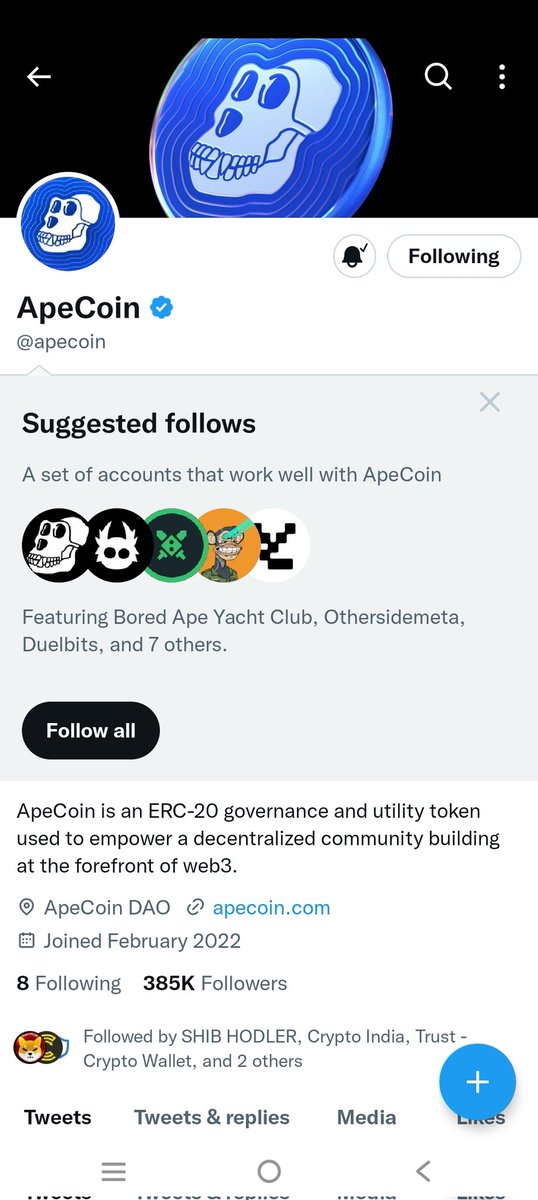 Chandra96117795's tweet photo. @ApecoinAirdrop 0x09705f29Ad742701FB980997bD28012C74369385 https://t.co/s4Ch442BKj