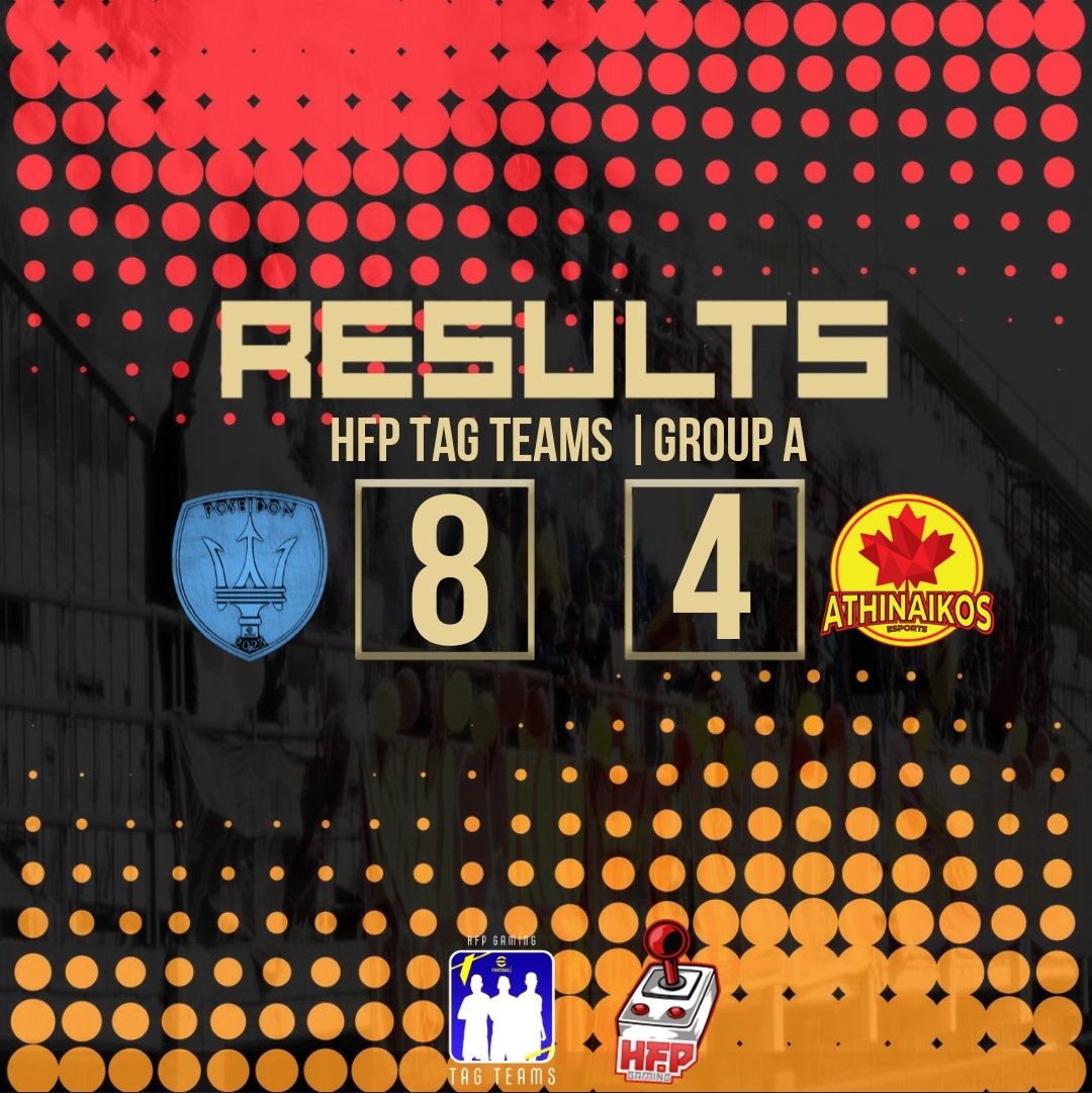 🍁 Πρώτη ήττα για την ομάδα μας, στην 3η αγωνιστική του πρωταθλήματος Tag Teams της HFP Gaming - Esports Leagues .
🍁 Οι παίχτες του Poseidon Esports, βρέθηκαν σε καλύτερη βραδιά και η νίκη του Γ. Τόπτσιου δεν ήταν αρκετή για την ομάδα μας.

#WeAreAthinaikos