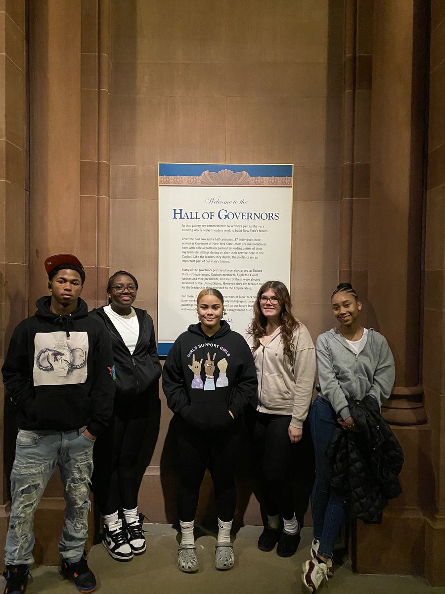 autum915's tweet photo. @BinghamtonCSD BHS Liberty students toured the NYS Capitol Building in preparation for tomorrows ‘23 NYS Advocacy Youth in Government Day. Students will serve as representatives of their region and meet with local senators &amp; assemblymen/women. @nmatz10 @Kevin_Richman @sfiorini28 https://t.co/OQZelQaRGp