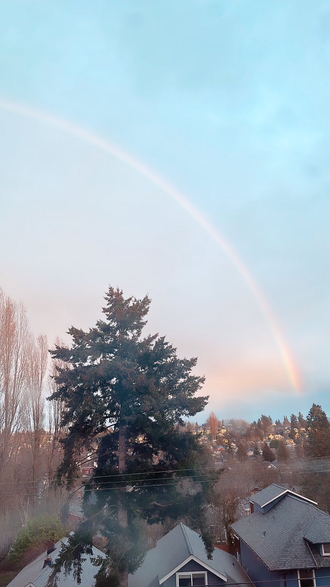 PrajaktaPC90's tweet photo. Hello there! 🌈 

#SeattleDiaries 

@KSeattleWeather https://t.co/9CyPCIQNyV