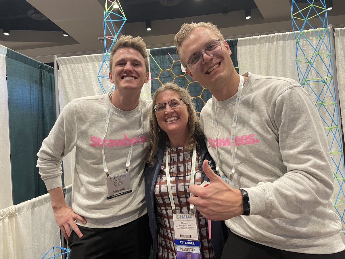 CoLIBRAtoRY's tweet photo. ❤️ meeting ⁦Swedish🇸🇪 ⁦@strawbees⁩ team #PeteAndC with #MIEExpert @congerjan⁩! You’ve done so much for education from the start, we appreciate you! https://t.co/3ocfyQ98kg
