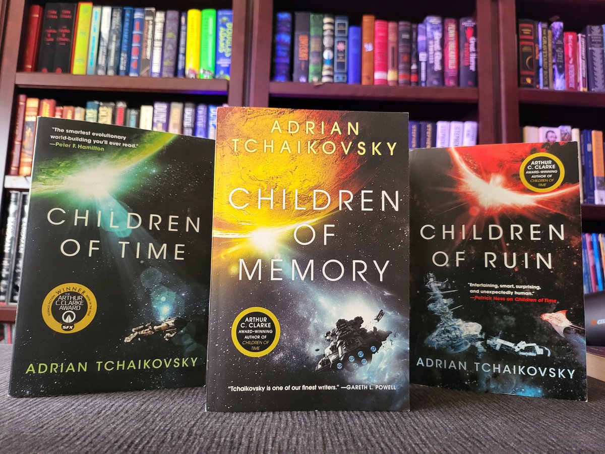 IDEASOFICE_FIRE's tweet photo. The time has come! The third book in one of the best modern science fiction trilogies is here!! #ChildrenOfMemory @aptshadow https://t.co/5FlifPVCsG