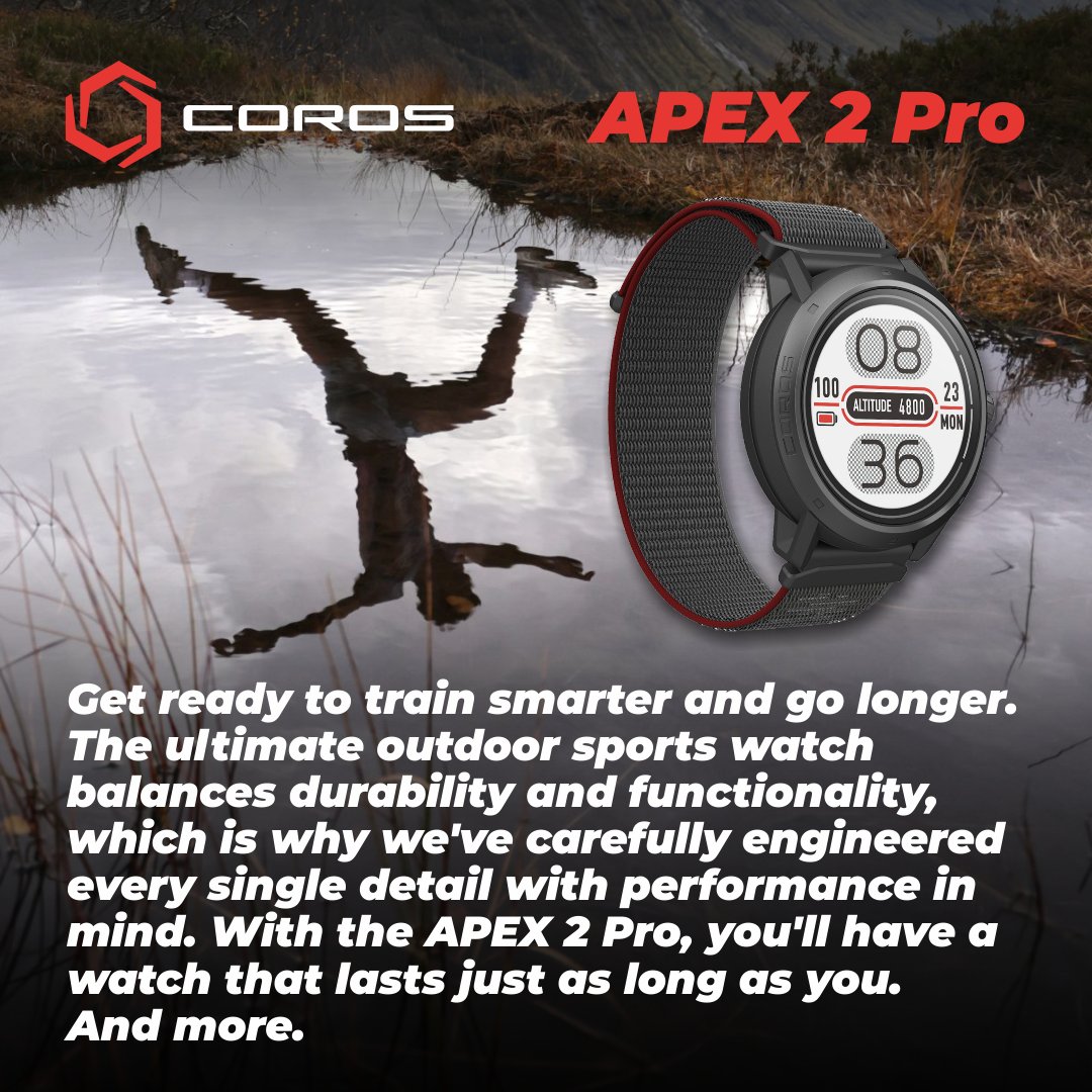 Wearable4U's tweet photo. COROS APEX 2 Pro GPS Outdoor Watch
To buy: https://t.co/kleQZsUVnt
#coros #corosapex2 #gps #gpswatch #gpstracking #gpstracker #gpstrackingsystem #sport #sportlife #smartwarch #navigation #Sportsandgadgets #outdoor #Smartoutdoors #GPSsmartwatch #like #follow #wearable4u https://t.co/l2N5rh2BF5