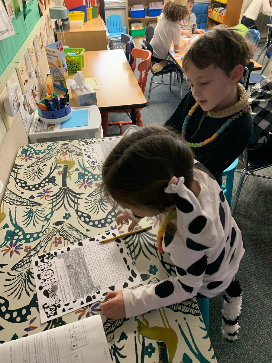 First grade celebrated 101 Days of School!! 🐾