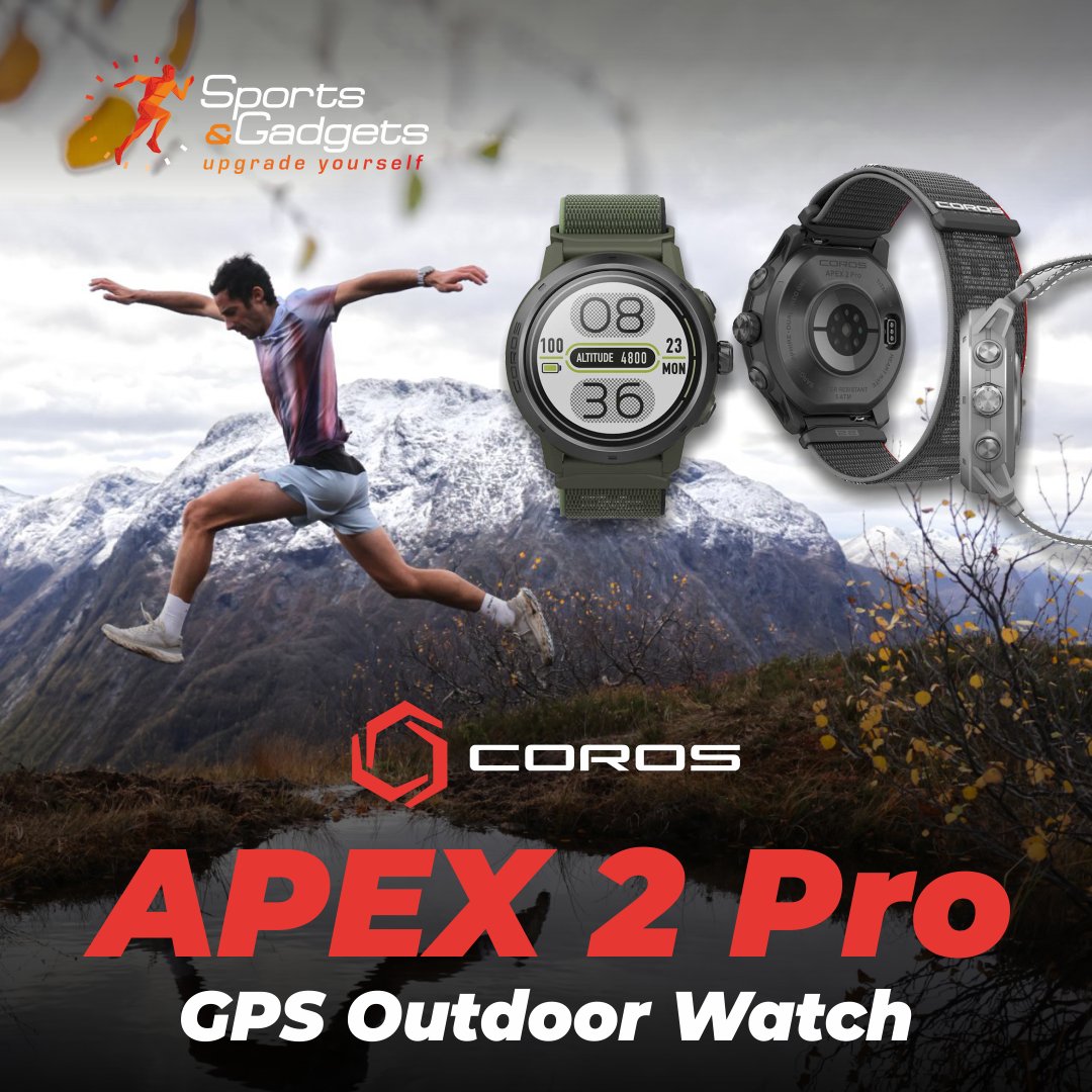 SportsandGadget's tweet photo. COROS APEX 2 Pro GPS Outdoor Watch
To buy: https://t.co/tfwwOW3coQ
#coros #corosapex2 #gps #gpswatch #gpstracking #gpstracker #gpstrackingsystem #sport #sportlife #smartwarch #navigation #Sportsandgadgets #outdoor #Smartoutdoors #GPSsmartwatch #like #follow #wearable4u https://t.co/fGueQ9Ykib