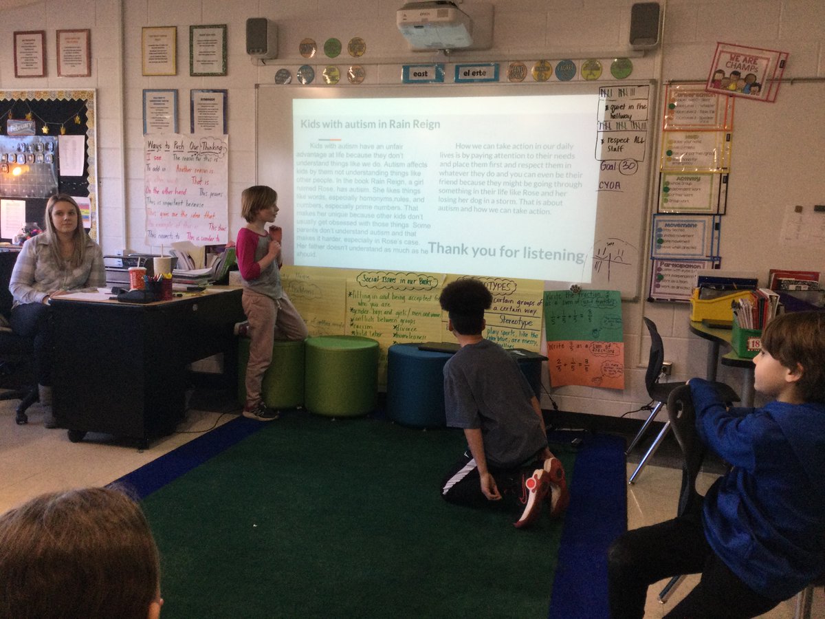 cacioppoleaders's tweet photo. This student is presenting their social issue project that they worked very hard to make it good.
#kipway #109way @kelliecacioppo https://t.co/DlvqBhw7lx