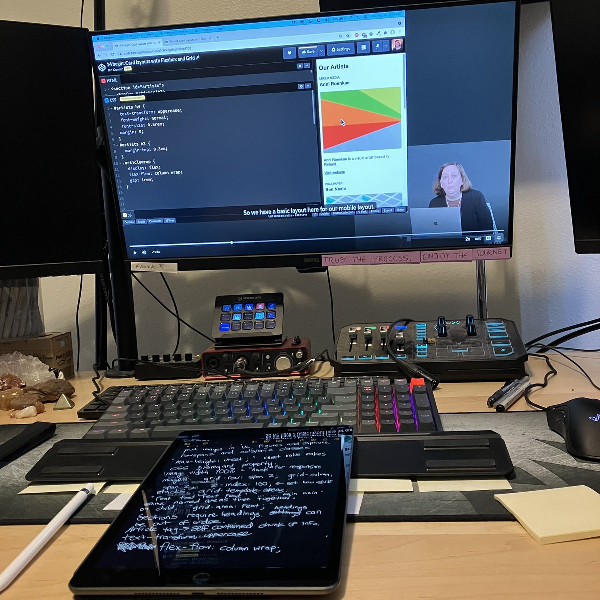andygloverdev's tweet image. Almost done with this CSS course! Learning so much on #frontendmasters !!!