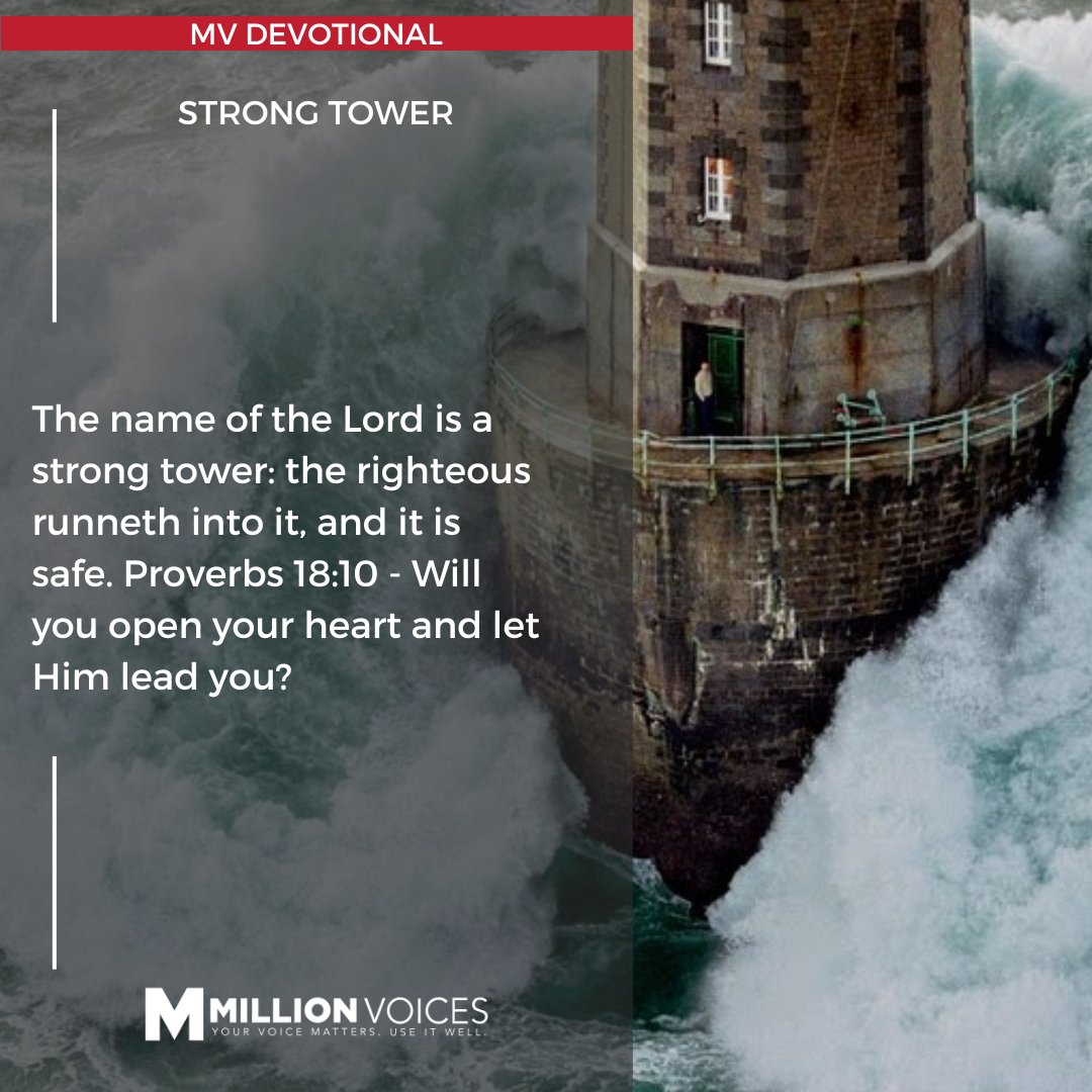 VoicesMillion's tweet photo. There is SHELTER in the name of Jesus! In difficult times, we are often forced to endure things we never thought we’d have to endure or make decisions we never thought we’d have to make. FULL DEVO HERE: https://t.co/n1Xku1zfXC #devotional #devotionaltime #shelter #strongtower https://t.co/6hbM22dBCO