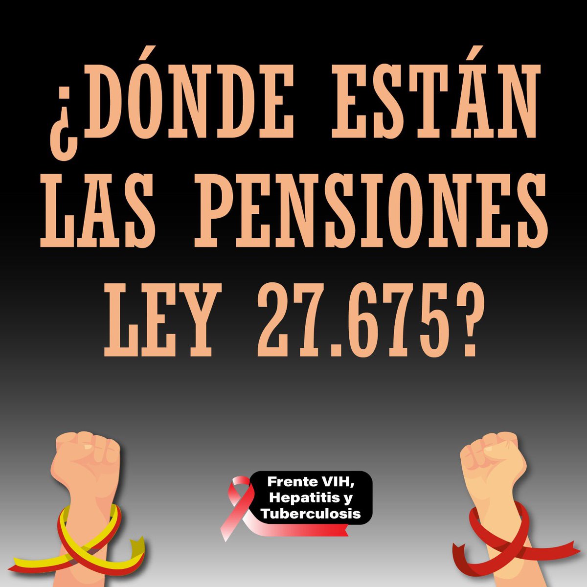 Red_bonaerense's tweet photo. Pensiones para #VIH y Hepatitis Virales Ya! No hace falta quorum para esto. Ya tenemos ley que está reglamentada, en 72 días que pasaron desde su reglamentación más de 900 personas fallecieron
#ANSES #NoHayMasTiempo #PensionesYa
@ansesgob
@FerRaverta
@alferdezok https://t.co/xtZlWQfyZG
