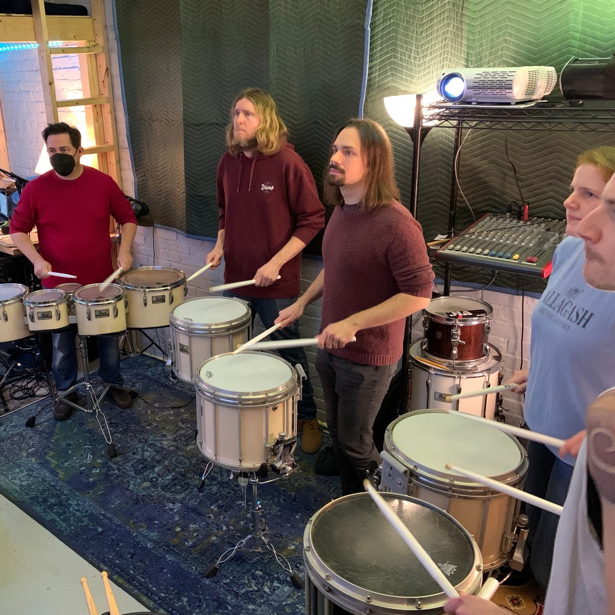 BostonDrummers's tweet image. We have a few spots remaining for our next indoor drumline class, HAND SHREDDER, beginning the first week of March! Reserve your spot using the link in our bio! 🤚🥁✋⁠
⁠
#handshredder #drumline #groupclass #marchingband #drums #drummer #BostonDrumLessons #BDL #drumlessons