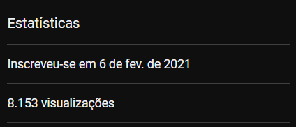 Turuco64's tweet photo. eu criei o canal no dia 6 de fevereiro de 2021
mas só comecei a postar vídeos mesmo no dia 25 de novembro de 2021 https://t.co/leYfiTSEAV