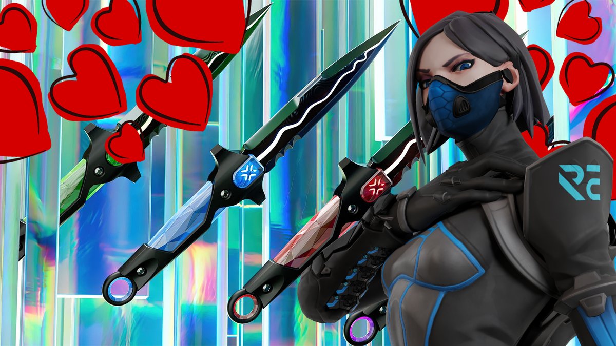 realism_esports's tweet image. 🔷NEW VALORANT KNIFE GIVEAWAY🔹
In honor of Valentines day we are giving away the VCT Knife.

To enter:

🔹Follow us (@realism_esports )
🔹Like and Retweet
🔹Share with 2 friends

Winner will be chosen on February 23rd.