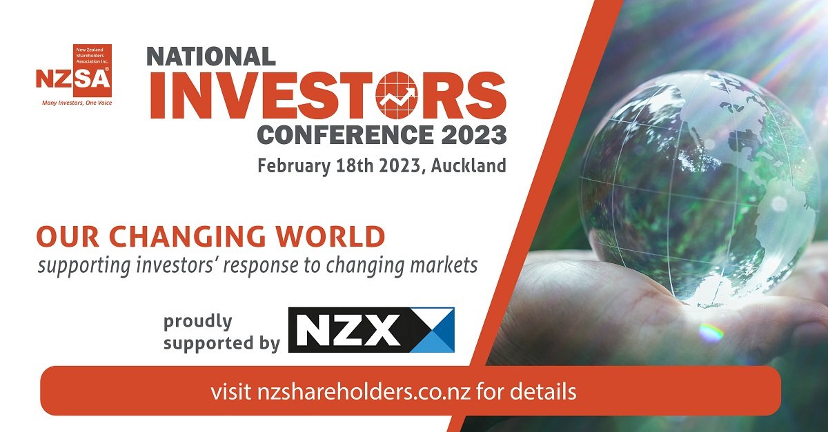 Join our Chair, James Miller for a NZ Shareholders Association discussion on our changing world, preparing investors for 2023 and beyond. 

Find out more: bit.ly/40UN4yY