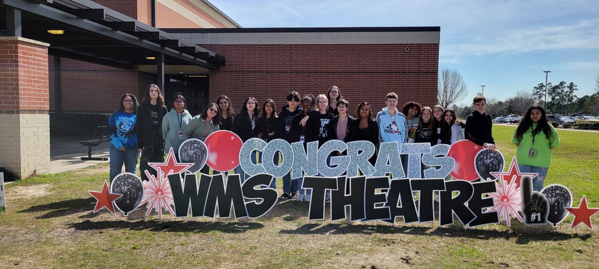 Thankful for our amazing WMS Drama Booster Club for celebrating the UIL company of Abominable!! <a href="/HumbleISD/">Humble ISD</a> <a href="/Moye_Education/">Dr. Alan Moye</a> <a href="/HumbleISD_WMS/">Woodcreek Middle</a>