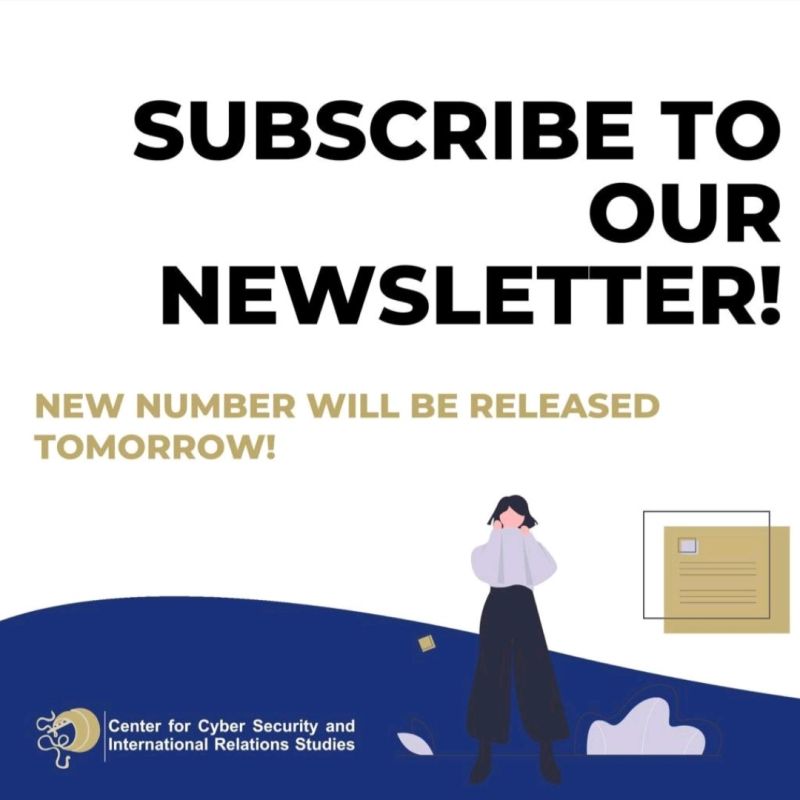 CSSII_Strategy's tweet image. ‼️The CCSIRS has a free monthly newsletter on global cybersecurity developments and international relations’ newest issues‼️
To subscribe to the newsletter click here ➡️ lnkd.in/gYbDVXp
‼️KEEP UP TO DATE‼️