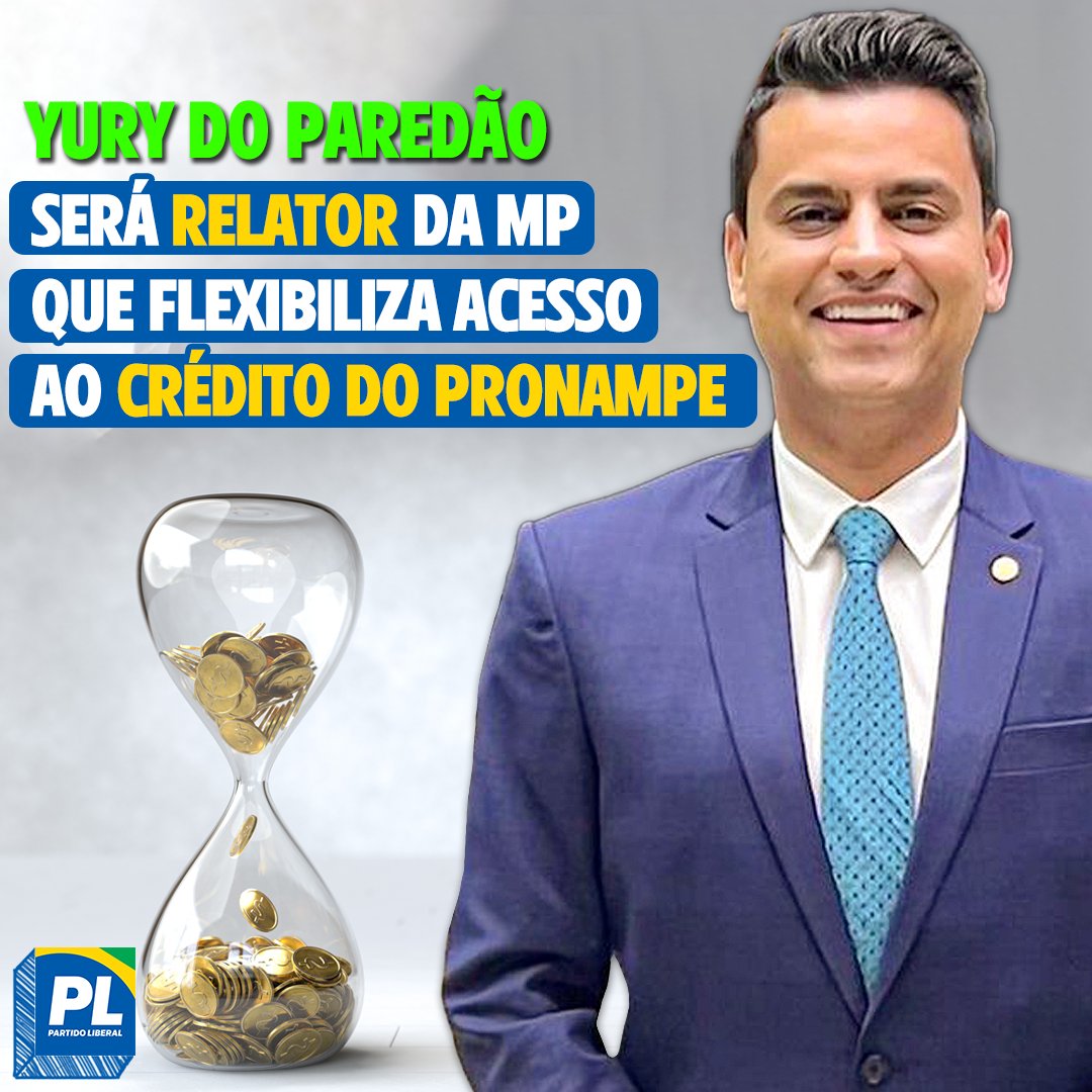 plnacional_'s tweet photo. DEPUTADO YURY DO PAREDÃO PELAS PEQUENAS E MÉDIAS EMPRESAS
O deputado Yury do Paredão foi indicado para relatar Medida Provisória que flexibiliza o acesso ao crédito e renegocia dívidas através do Pronampe.
#PL22 #YuriDoParedão #Pequenos #Médios #Empreendedores #Brasil https://t.co/lLwPrDlAsQ