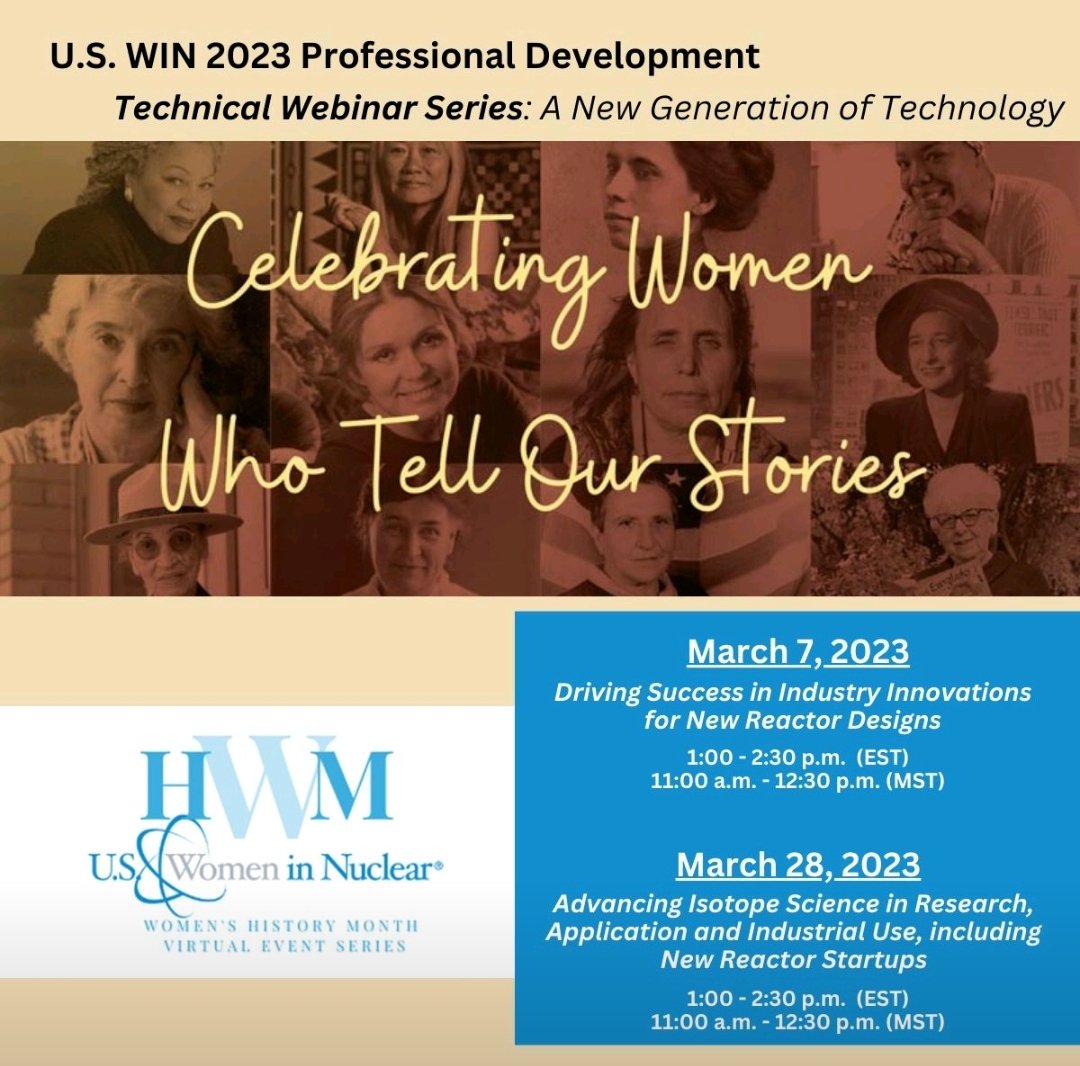 MARK YOUR CALENDARS! We don't want you to miss our Professional Development Technical Webinars! 

Register for the March 7th Webinar with this link: lnkd.in/dvNixS-M

📷 Credit: National Women's History Alliance