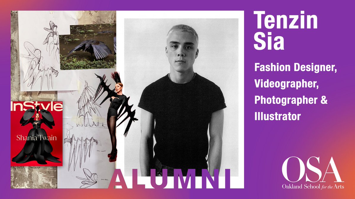 Shoutout to Oakland School for the Arts Fashion Design alumni @tenzinsia for his creative work on the beautiful dress worn by Shania Twain on the cover of In Style Magazine! The garment is inspired by the imagery and movement of the Black Heron’s umbrella-hunting technique.