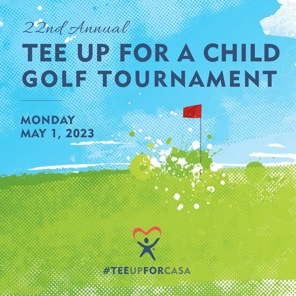 ⛳️  Registration and sponsorship opportunities are available for our annual Tee Up for a Child Golf Tournament! Find out how you can get involved and support the volunteers who advocate for our CASA kids in Anne Arundel County!

👉 bit.ly/3YLtzqV