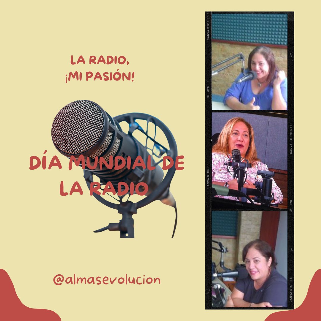 Desde pequeña, la #Radio me cautivó. Este medio de comunicación tiene la particularidad de crear un vínculo íntimo entre el radioescucha y esa voz que antes era transportada por las #ondashertzianas y ahora el #streaming, que nos hace sentir únicos.
 #DiaMundialdelaRadio