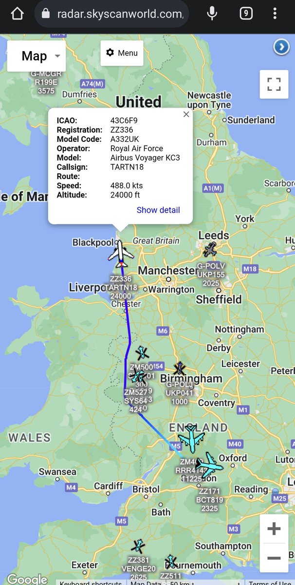 scan_sky's tweet photo. #RAF 🇬🇧 - Airbus Voyager KC3 - #ZZ336 "Vespina 🇬🇧" - #TARTN18

Departed From RAF Brize Norton 🇬🇧 &amp; Heading To RAF Lossiemouth 🏴󠁧󠁢󠁳󠁣󠁴󠁿 https://t.co/8OWRJrDBI4