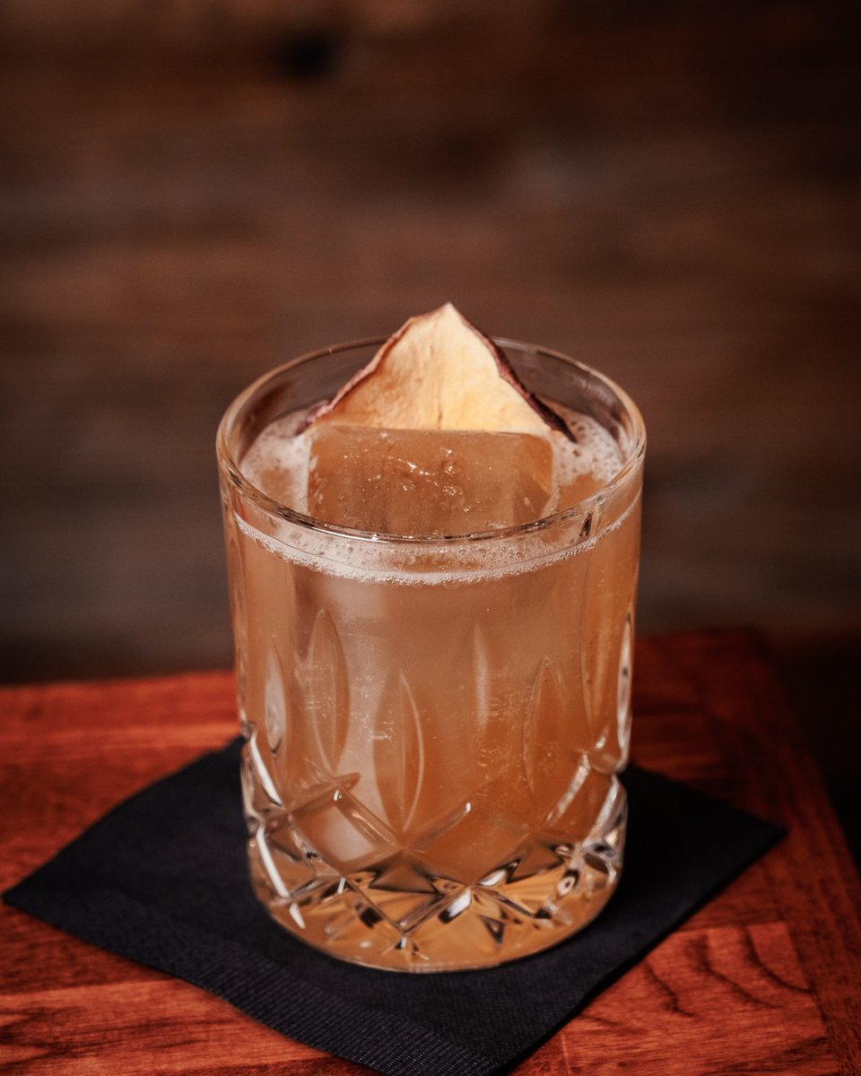 Our new cocktail, From Dusk Till Dawn, is the perfect cocktail if you can’t choose between something more spirit-forward or sweet. This perfectly balanced cocktail is incredible! 

🍎 Kirk &amp; Sweeny Aged Rum, unfiltered apple juice, amaro, lemon juice and apple bitters