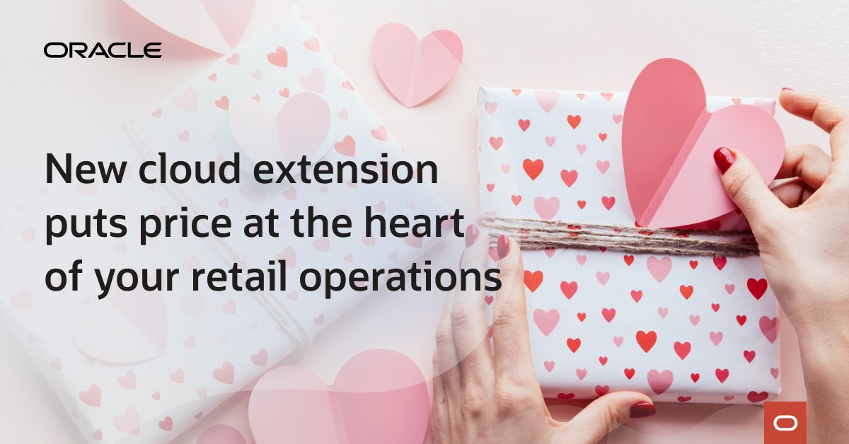 ShellBlichfeldt's tweet image. .@OracleRetail Pricing Hub Extension + Merchandising Cloud Service = compelling and automated pricing strategies. Put ❤️ at the heart of your #retail business and gain the confidence you need to know you’re making the right decisions. social.ora.cl/60133m0P9