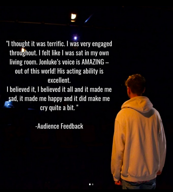 LiveTheatre's tweet photo. Can't wait for @DancedDevil visiting us this Fri 17 &amp; Sat 18 Feb in #LGBTplusHM  
👀 pic for more amazing audience feedback &amp; then snap up your 🎟 for this funny &amp; moving show with beautiful original music performed by @Jonlukemckie as it ends its NE tour
https://t.co/pDYRqrS3ny https://t.co/7Kr6vDOlV3