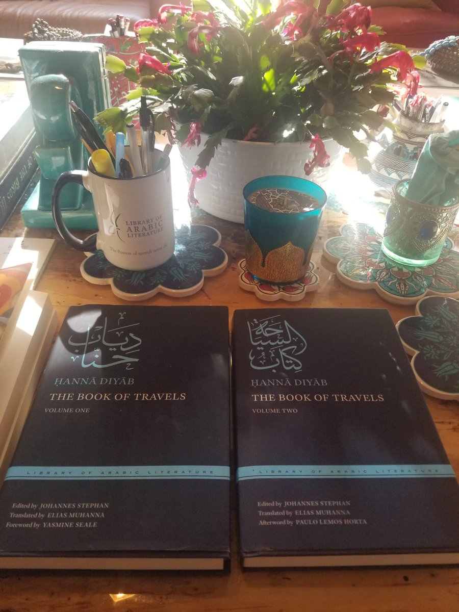 Happy Monday to my peeps!
 🐦🐦🐦🐦🐦🐦🐦🐦🐦🐦🐦🐦
I wrote a blog post for <a href="/LibraryArabLit/">Library of Arabic Literature</a> <a href="/NYUpress/">NYU Press</a>
<a href="/NYUAbuDhabi/">NYU Abu Dhabi</a>  
about our #booktwitter read of  #Diyab22 #HannaDiyab 
#TheBookOfTravels  translated by Elias Muhanna <a href="/QifaNabki/">Elias Muhanna</a> 
🐦🐦🐦🐦🐦 This is us 📚