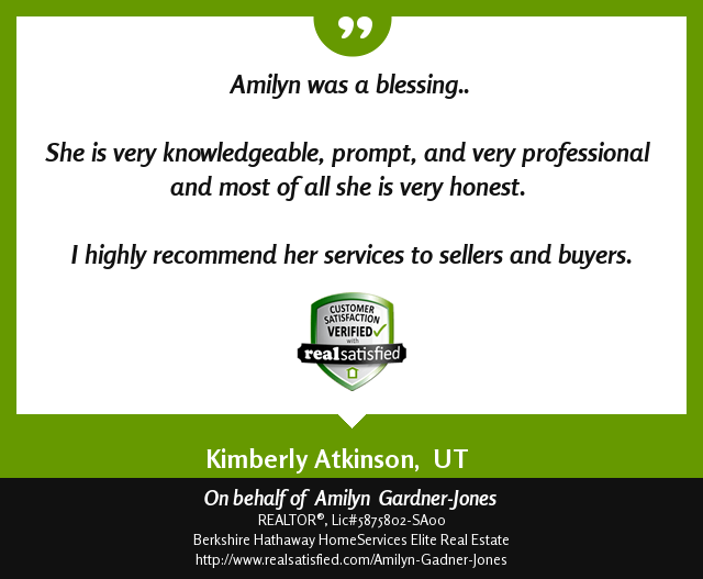I'm always humbled by the kindness of my clients. Thank you. realsatisfied.com/Amilyn-Gadner-… via @realsatisfied
