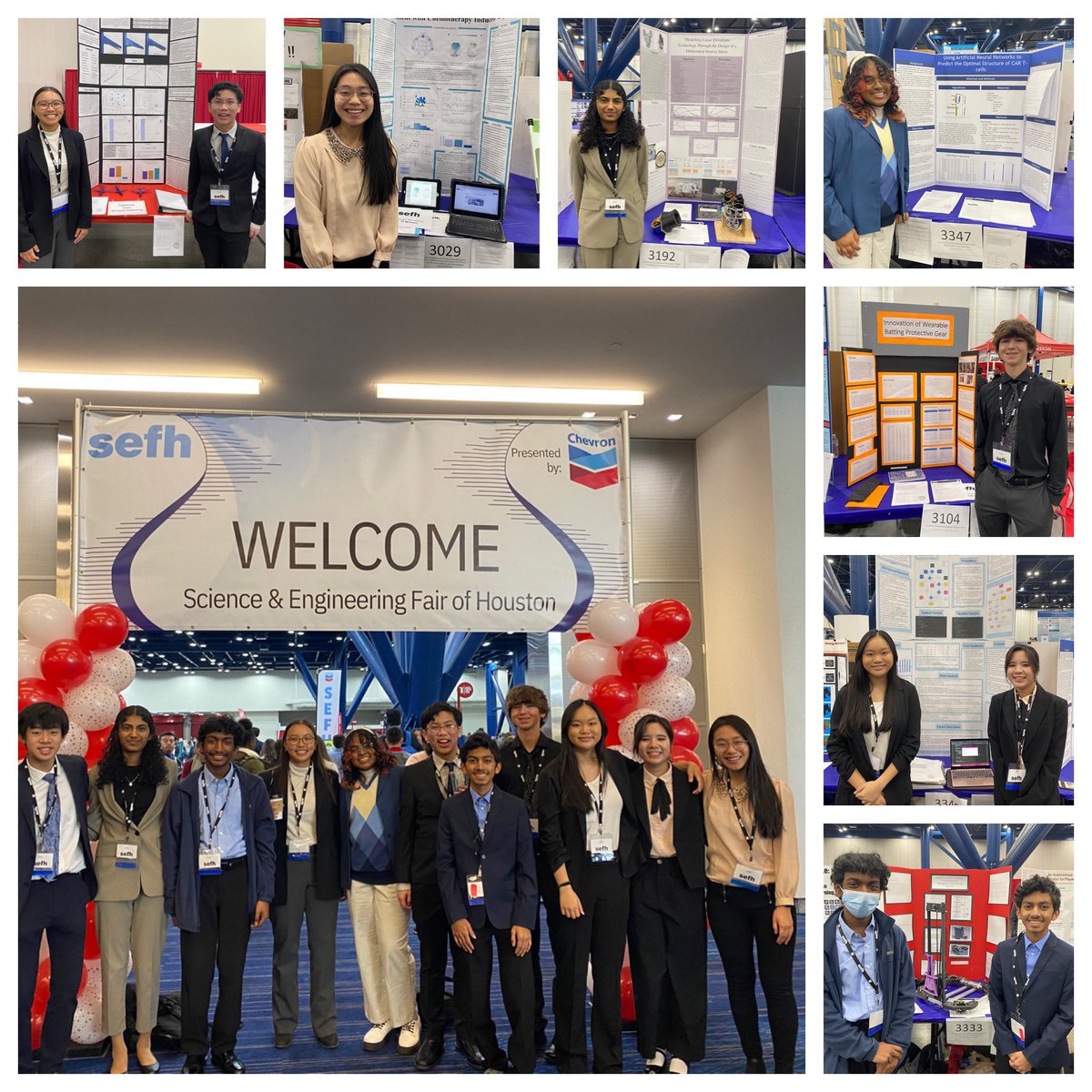 cbsef's tweet photo. We are incredibly proud of all the hard work that our science fair students put in to reach the regional level! Well done #sefhouston23 competitors!! 
@ClearBrookHS https://t.co/dVTT76otwo