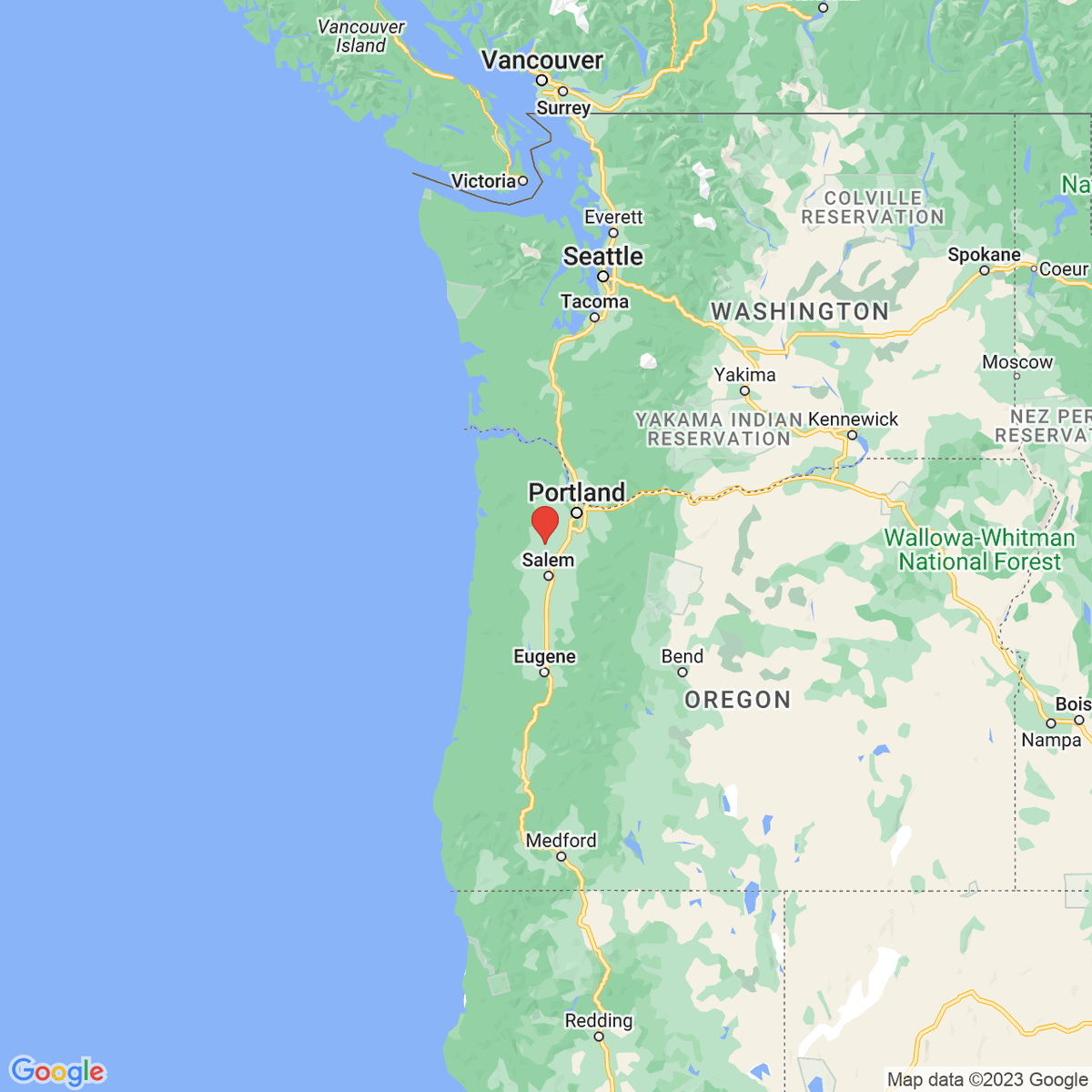 New town every hour on Twitter "Dayton, Oregon Population 2,744