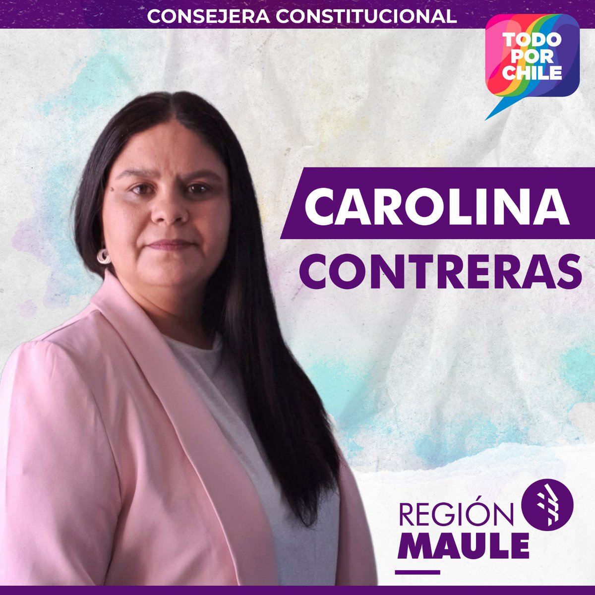 PDC_Chile's tweet photo. 📢 Carolina es parte de las #CandidaturasDC para el Consejo Constitucional 📝
Trabajadora Social, egresada de la Universidad Católica del Maule. Amplia formación académica en salud y gestión. #TodoPorChile
👉https://t.co/OwoqwkKoHu https://t.co/w7CO7aTA18