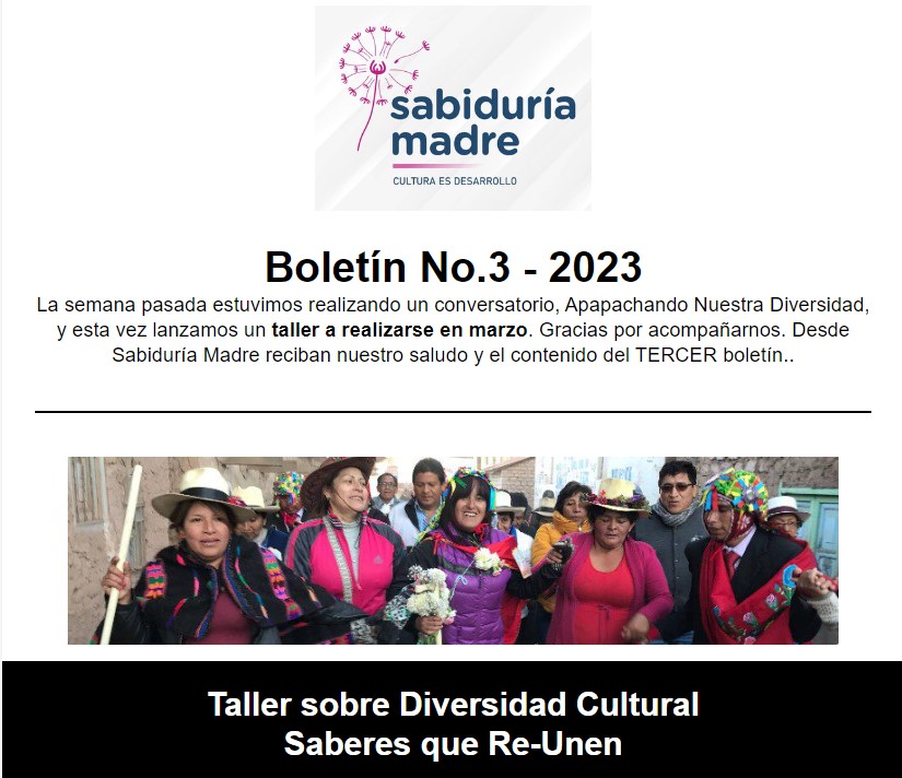 MadreSabiduria's tweet photo. Saberes que Re-Unen- Sabiduría Madre Boletín 2023-3 - https://t.co/mN7IHB6I3h https://t.co/G34fYcaF20