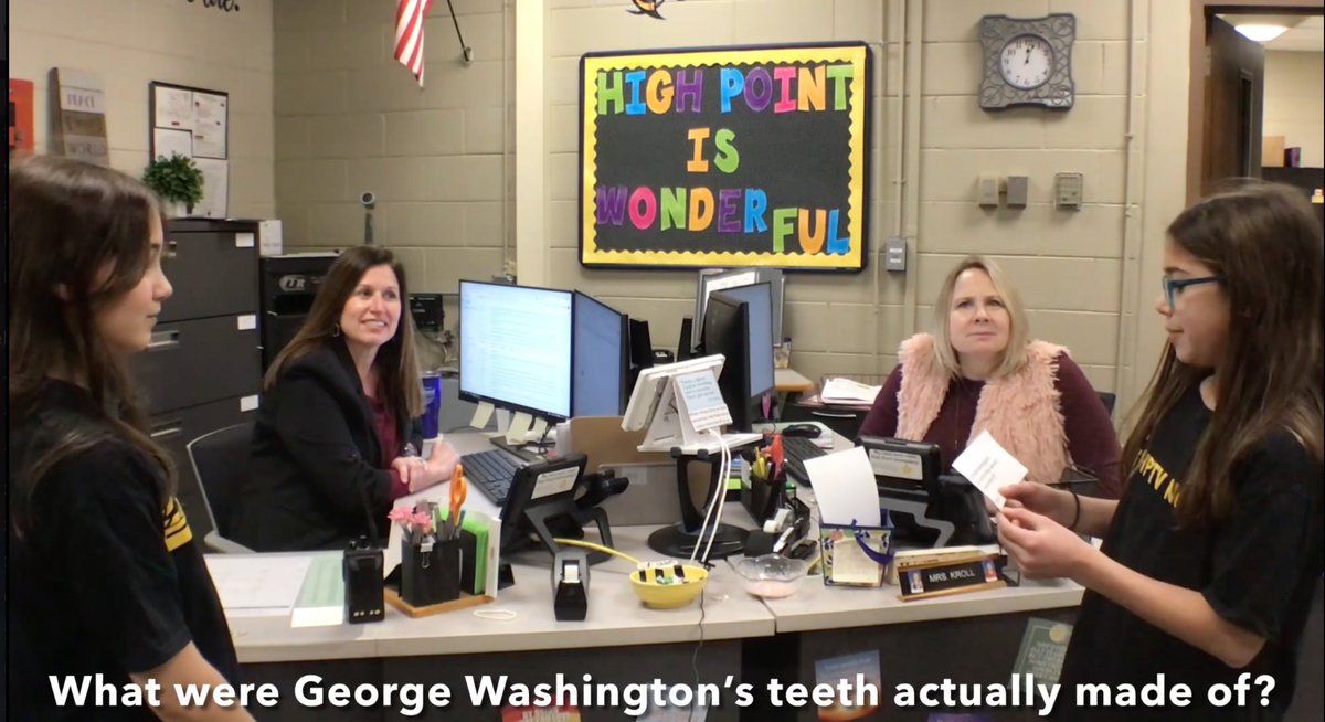 You don't want to miss this HPTV newscast which features presidential trivia, black history month, a guest reporter and more! #osd135 #hptpride youtu.be/b9oNCxyzLIM
