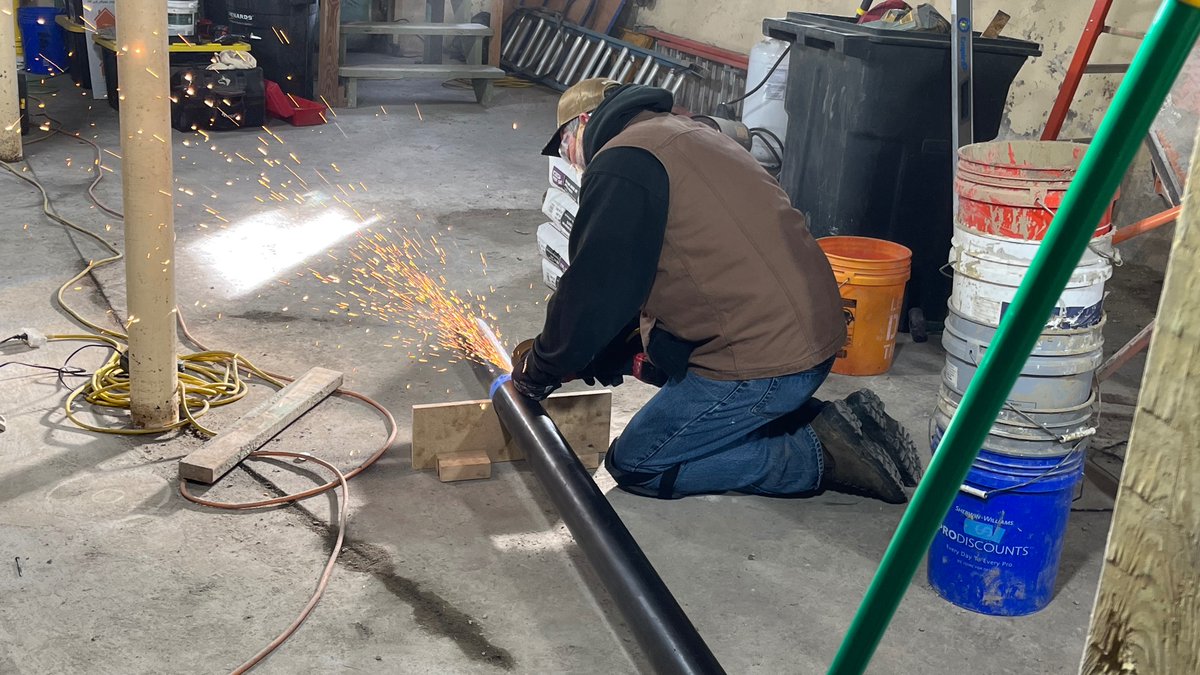 Volunteers recently continued structural repairs in the basement of 1210 S Kentucky Ave. Their hard work will make this home safer for the next family who calls it home!