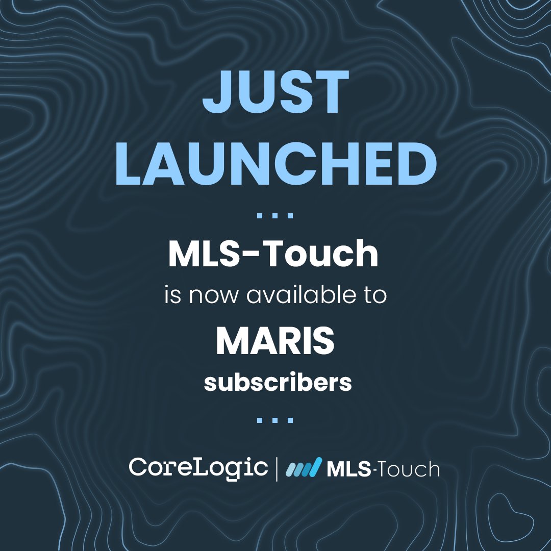 We’re delighted to announce our premium <a href="/MLSTouch/">MLS-Touch by Cotality</a> app is now available to <a href="/MARISMLS/">MARIS</a>’s 15,000+ subscribers in 90+ counties &amp; 14 associations in Missouri &amp; Illinois - keeping connected to critical listing data and client activities on the go has never been easier! Welcome aboard!
