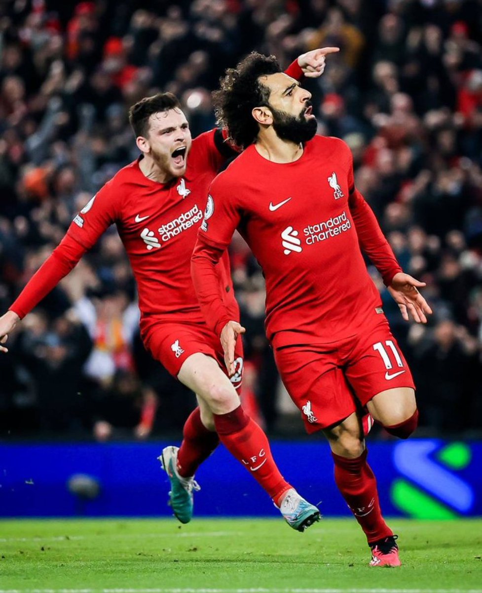 100- Mo Salah has become the 13th player to be involved in100 Premier League goals at a single stadium (71goals, 29 assists at Anfield) He's done so in 104 appearances, with only Alan Shearer (74 at Ewood Park) and Thierry Henry (92 at Highbury) doing so in fewer Kopite <a href="/OptaJoe/">OptaJoe</a>