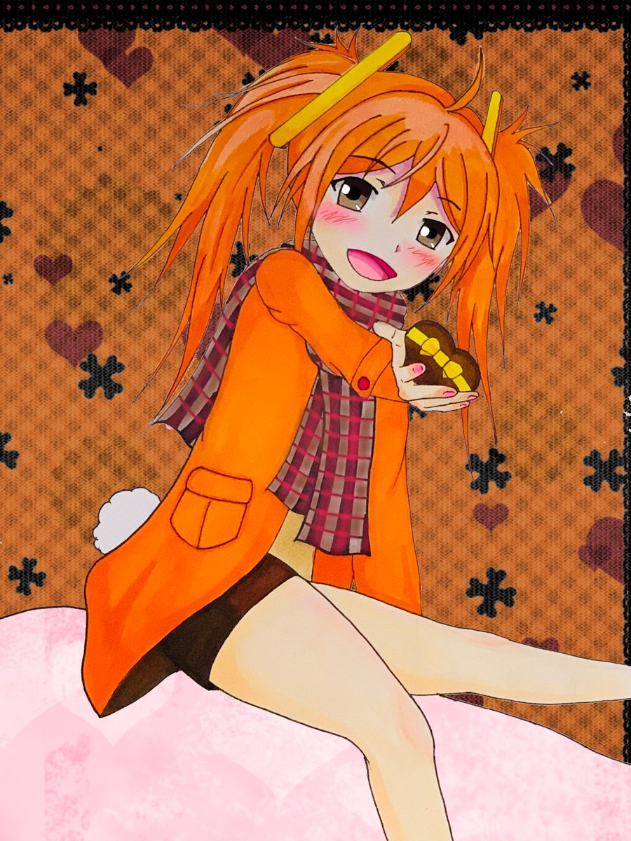 「今日はバレンタインですか。過去絵ですまぬ 」|みや🎨🌸🍷過去絵見てね💓のイラスト