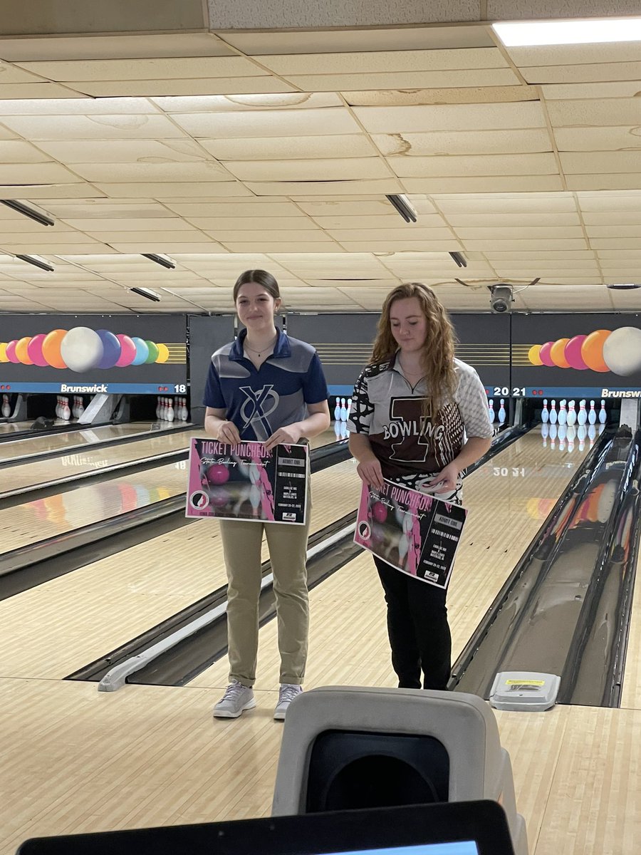 Congrats to Miranda Nolte on qualifying for the individual state bowling meet!