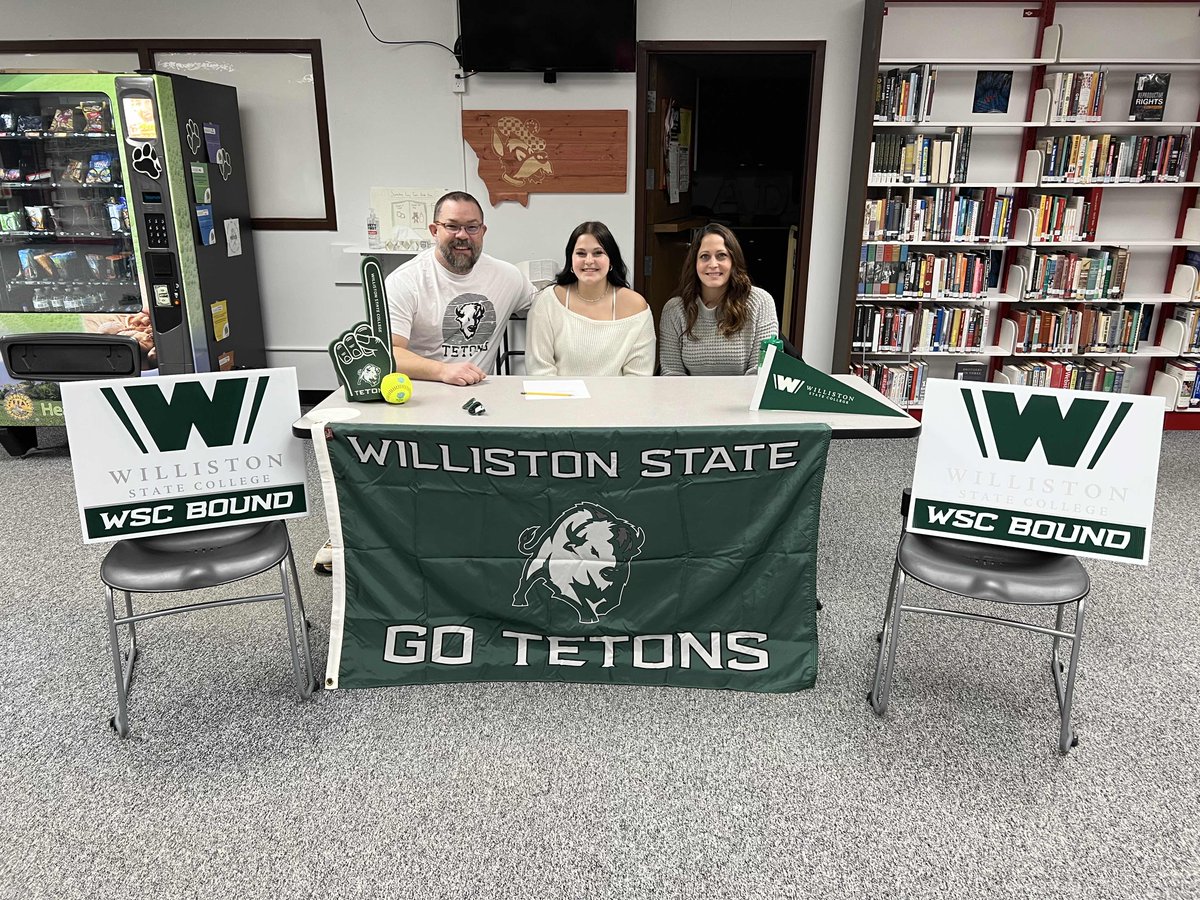 GHSscotties's tweet photo. Congratulations to Stevie Hartwell! She has officially signed with Williston State Softball π₯. She will play for the Tetons at the next level. #NextLevelScottie https://t.co/8XOZrR7lyD