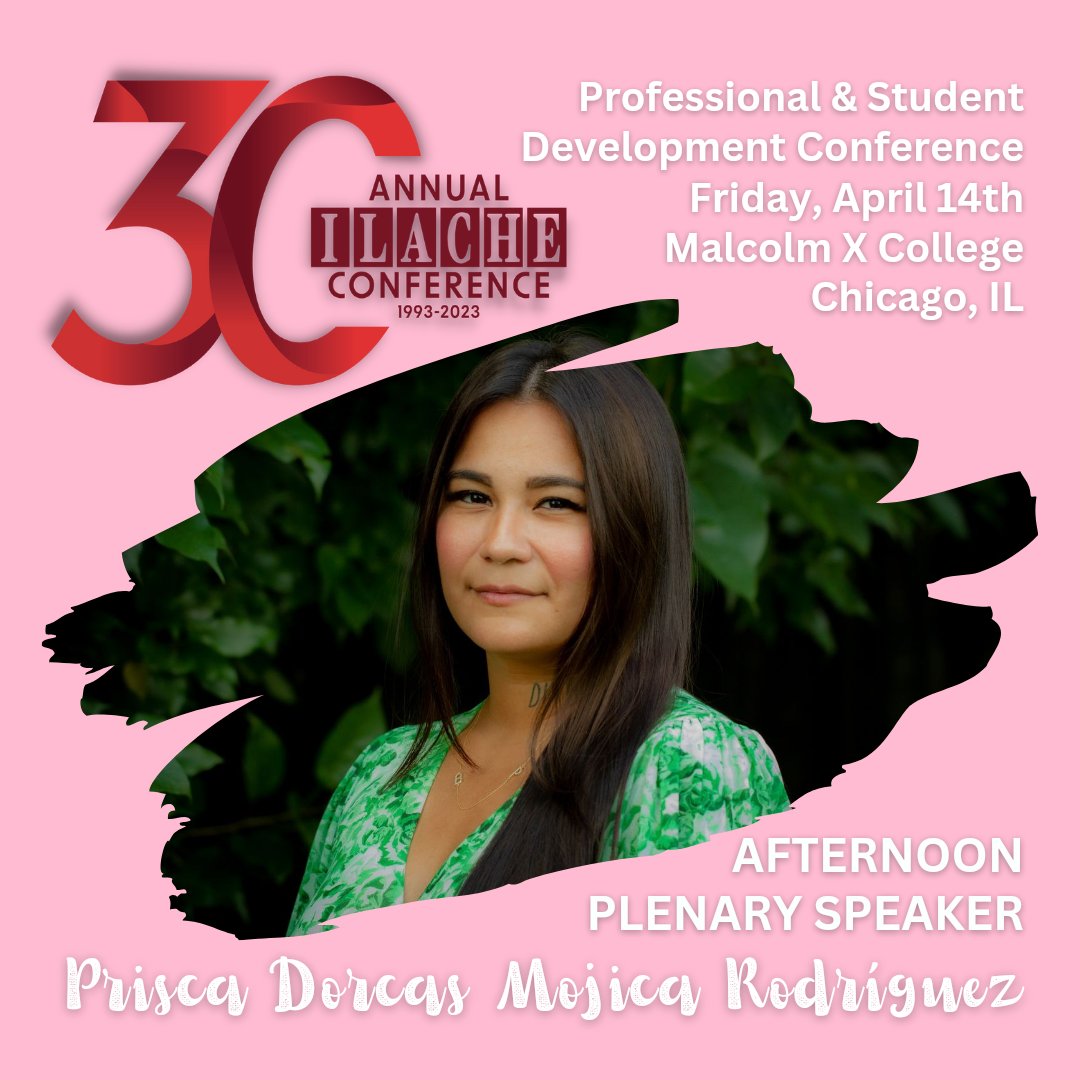 ilacheorg's tweet photo. We are thrilled to announce our afternoon plenary speaker, @priscadorcas #speaker

Register for the 30th annual conference today at https://t.co/5FOOMu3mIy! Read about Prisca here: https://t.co/Awr3efiHZY https://t.co/9veBkEAzTO