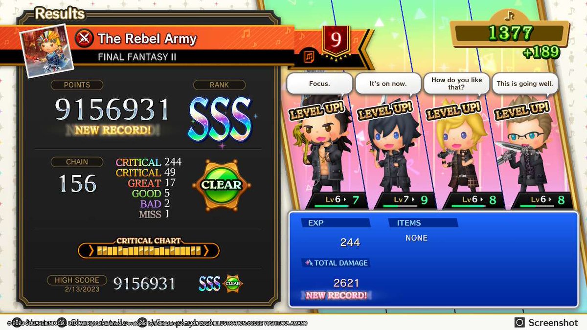 VGR_Okami's tweet photo. #MGEF Day 12 Redux (Day 13) : Tried the demo of Theatrhythm Final Bar Line. Reading really threw me off as a visual player because I could not acc and read correctly at the same time and had to force myself to go to a more hearing-style precision style. Game is fun though! https://t.co/K2VzdNzSEq