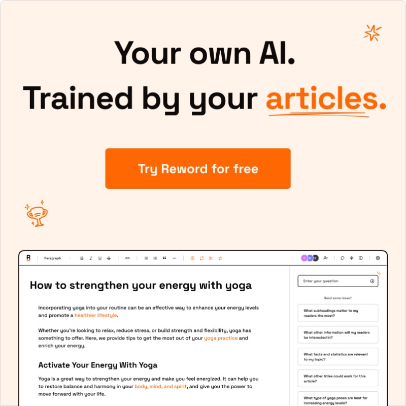 calconverts's tweet photo. Using ChatGPT, Jasper or another AI tool to write articles?

I built an AI editor that trains itself on your published articles.

The result? An immediate upgrade over generic tools.

Oh, you can sign up for free too.